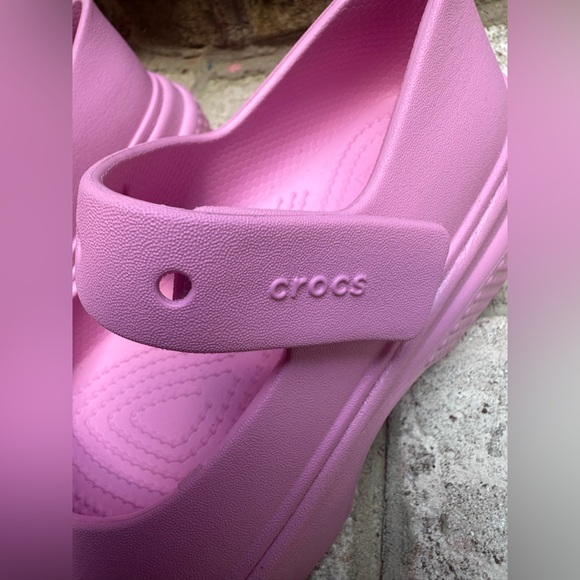 Crocs Stomp Mary Jane Platform Sandals – Pink – Men’s 2 / Women’s 4 - Picture 7 of 13